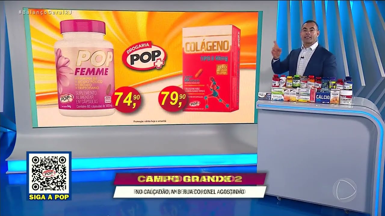 DROGARIA POP – BANGU – POP FEMME – COLÁGENO TIPO 2 – 26/01/2026