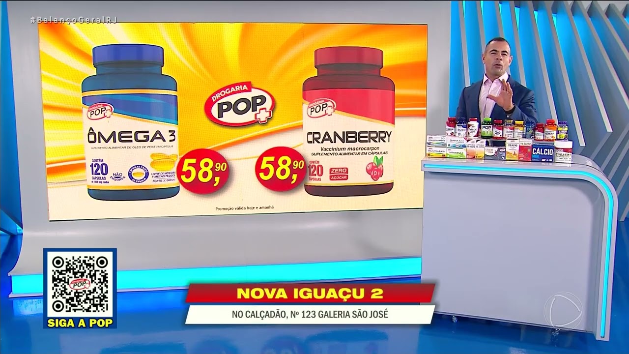 DROGARIA POP – CAMPO GRANDE – ÔMEGA 3 – CRANBERRY – 19/03/2026