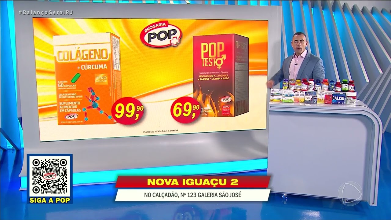 DROGARIA POP – MERITI – COLÁGENO TIPO 2 COM CÚRCUMA – POP TESTO – 25/03/2026