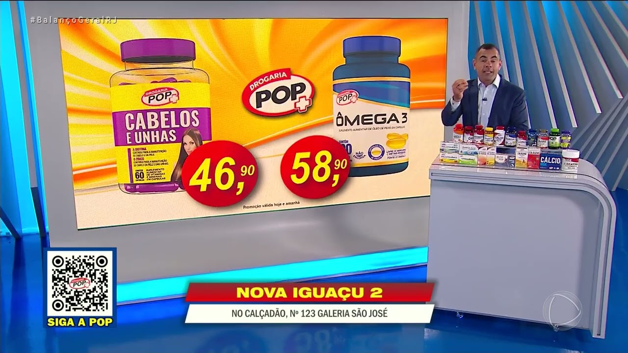 DROGARIA POP – MERITI – POLIVITAMÍNICO CABELOS E UNHAS – ÔMEGA 3 – 09/04/2026
