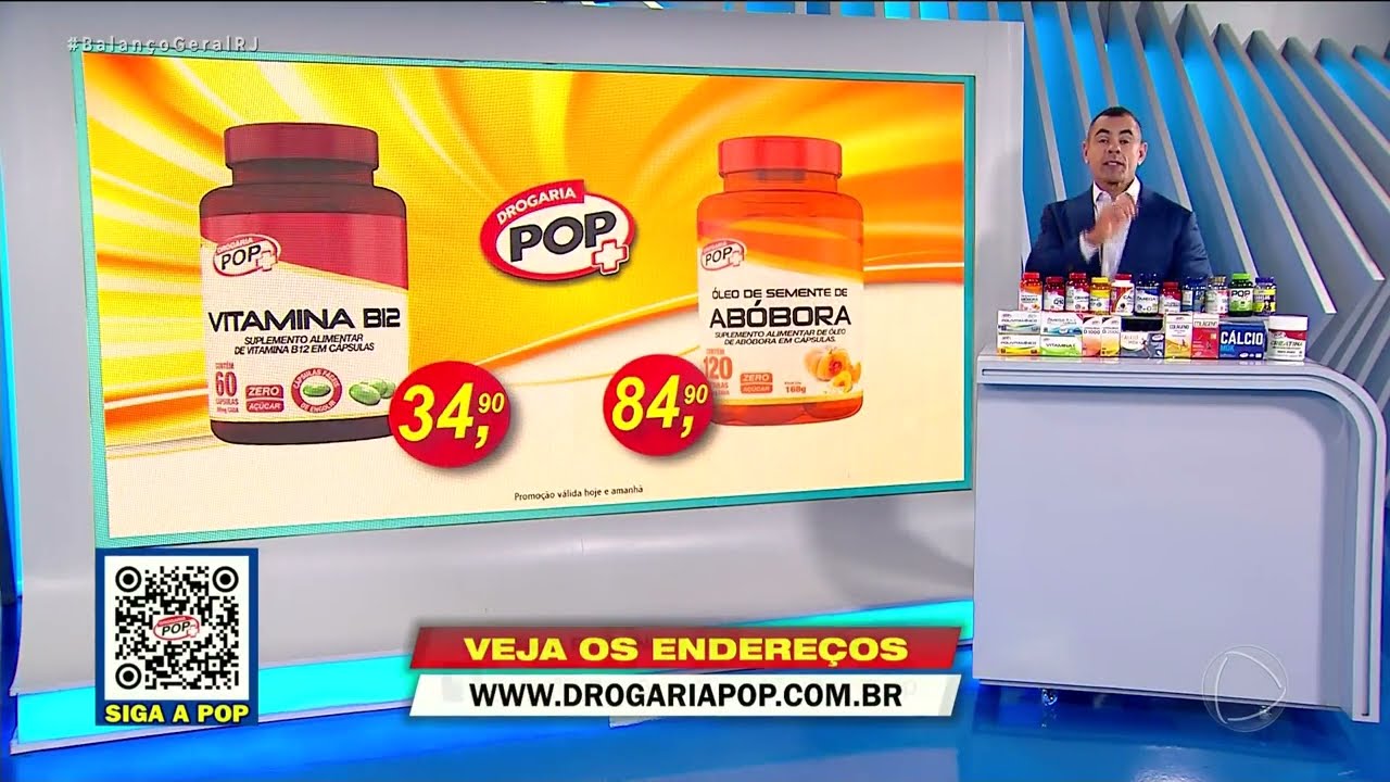 DROGARIA POP – NOVA IGUAÇU – VITAMINA B12 – ÓLEO DE SEMENTE DE ABÓBORA – 27/04/2026