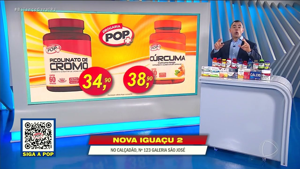 DROGARIA POP – BANGU – PICOLINATO DE CROMO – CÚRCUMA – 11/05/2026