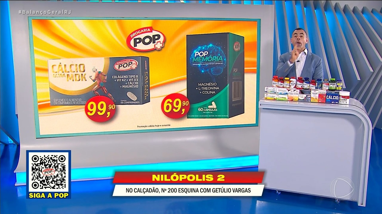 DROGARIA POP – NILÓPOLIS – CÁLCIO ULTRA MDK – POP MEMÓRIA – 12/05/2026