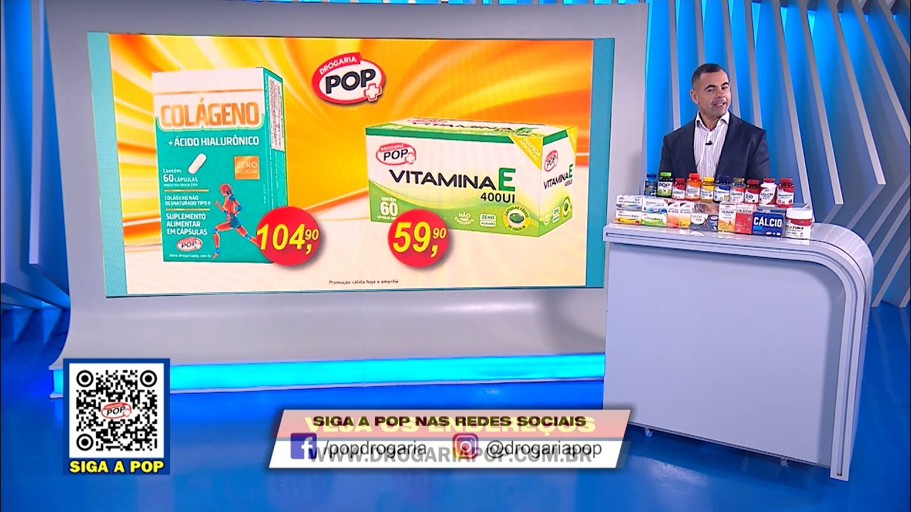 DROGARIA POP – ALCÂNTARA – COLÁGENO TIPO 2 COM ÁCIDO HIALURÔNICO – VITAMINA E – 07/07/2026