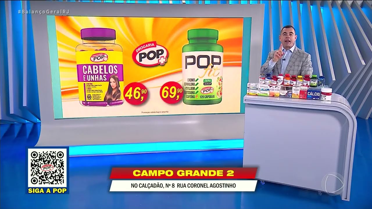 DROGARIA POP – MADUREIRA – CABELOS E UNHAS – POP FIT – 14/07/2026