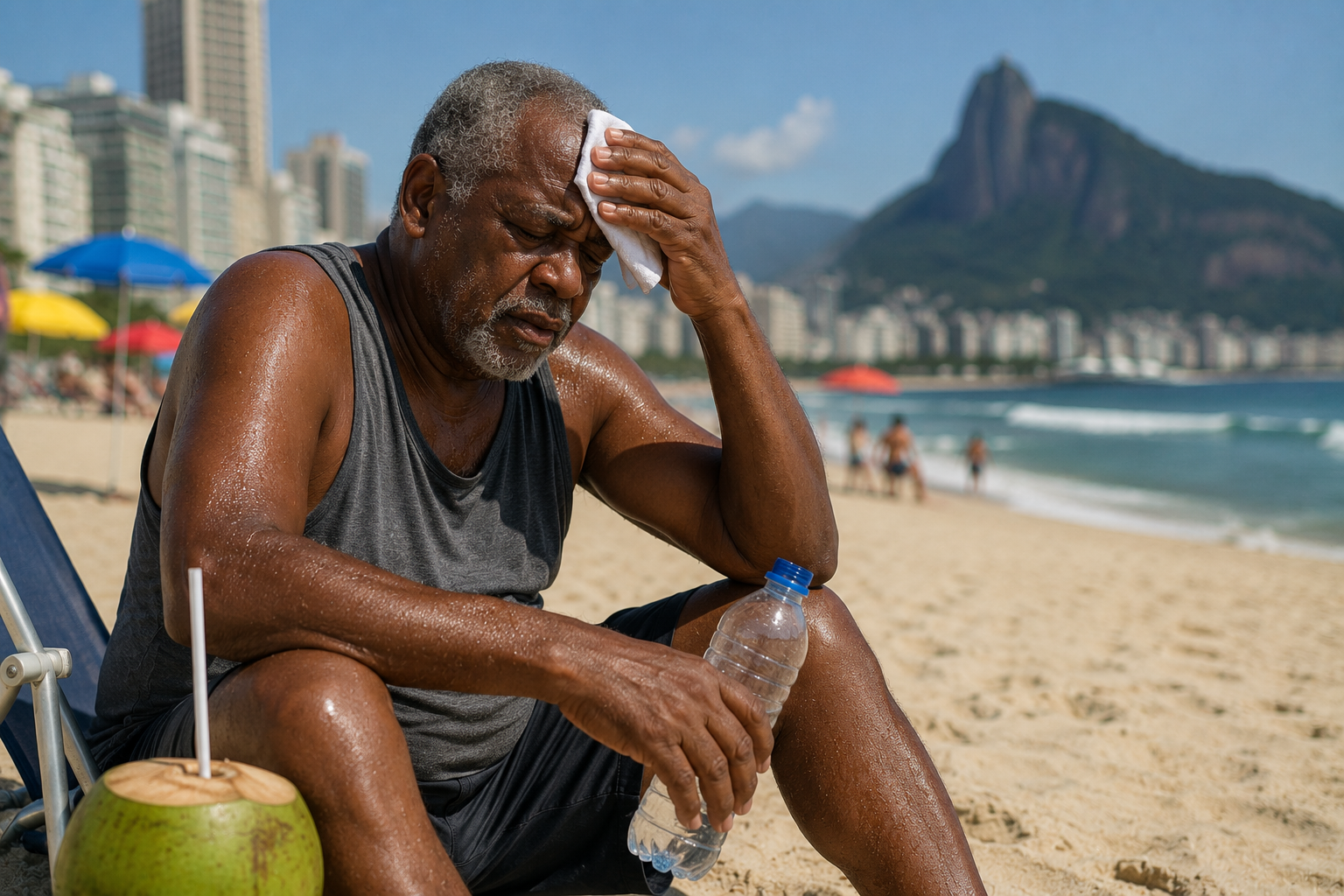 Como saber se estou desidratado