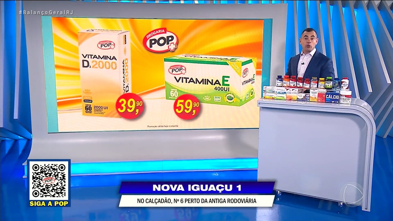 DROGARIA POP – NILÓPOLIS – VITAMINA D2000 – VITAMINA E – 25/08/2026
