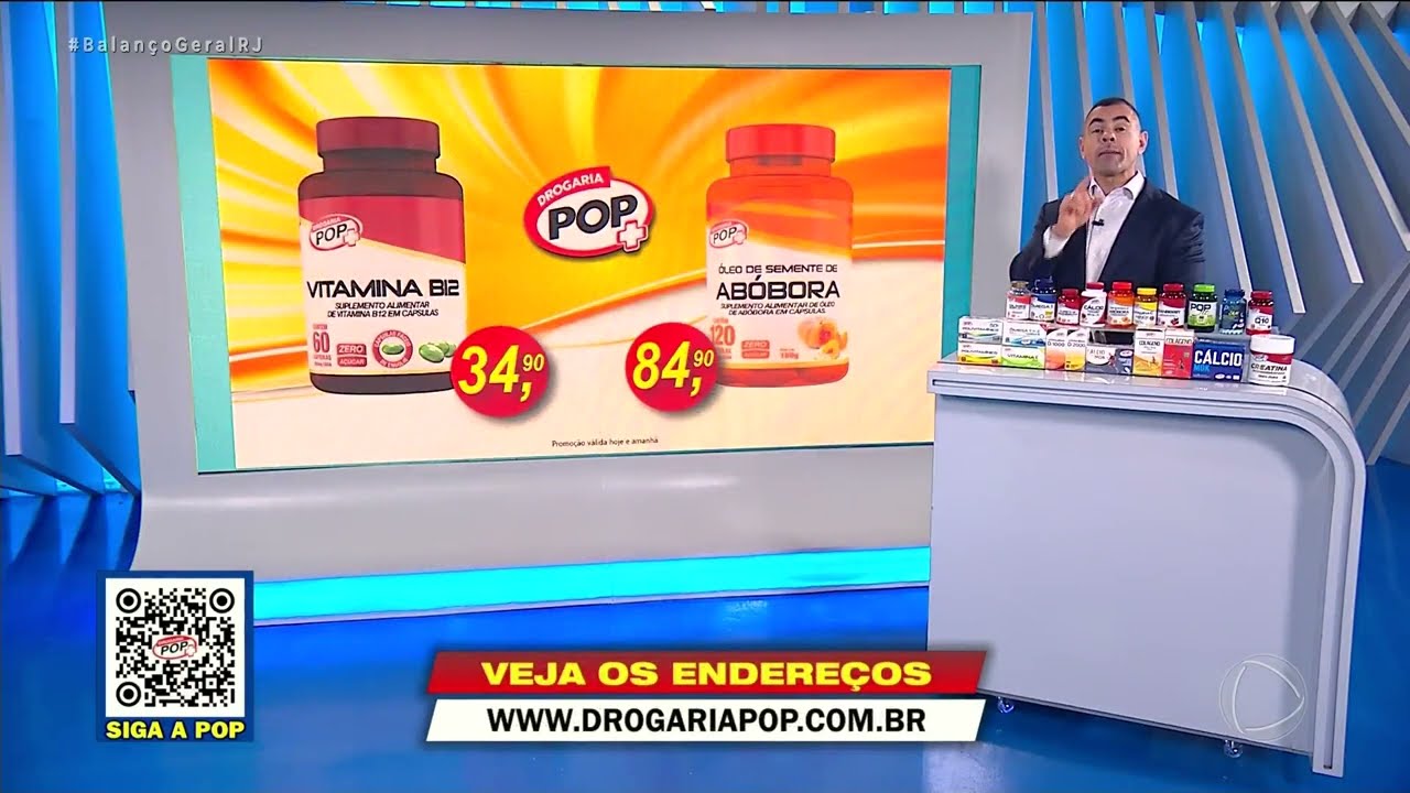 DROGARIA POP – NOVA IGUAÇU – VITAMINA B12 – ÓLEO DE SEMENTE DE ABÓBORA – 10/08/2026