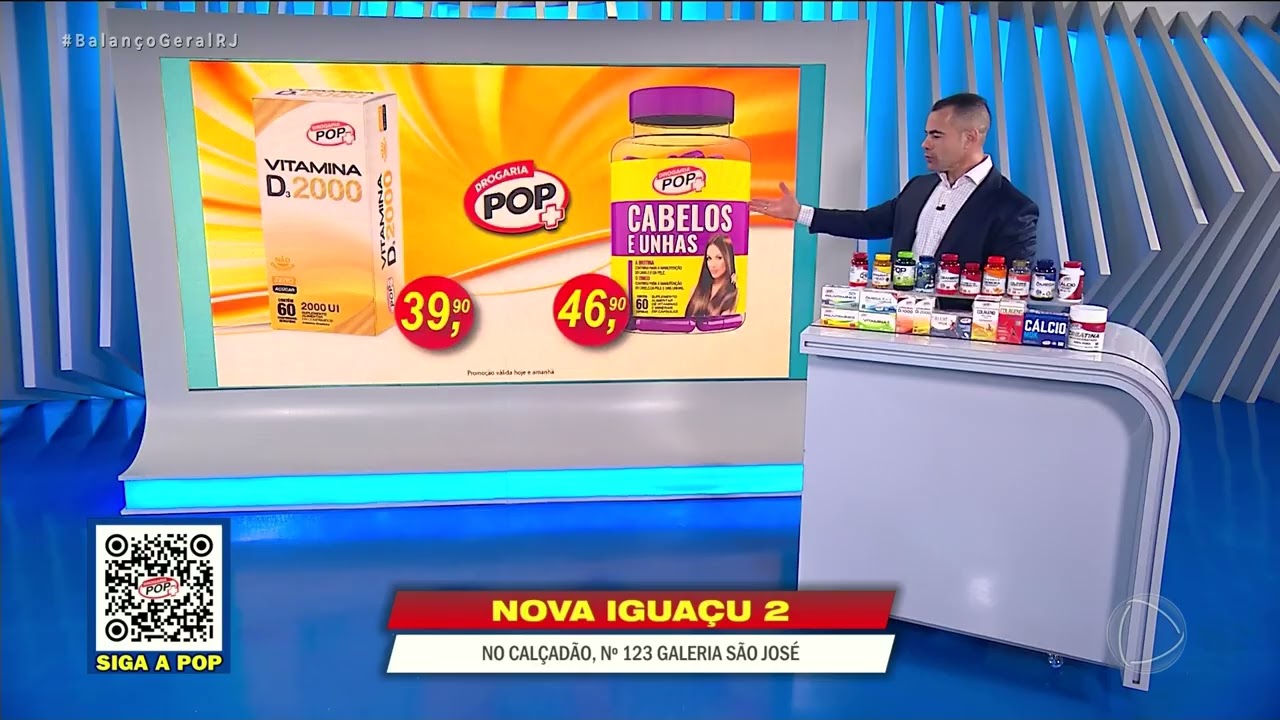 DROGARIA POP – SÃO GONÇALO – VITAMINA D2000 – CABELOS E UNHAS – 19/08/2026
