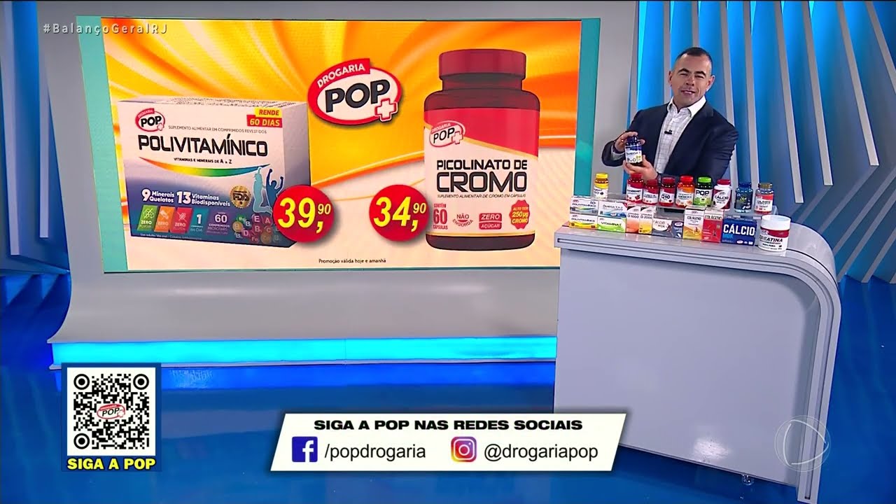 DROGARIA POP – NOVA IGUAÇU – POLIVITAMÍNICO AZ 13 VIT. 9 MINERAIS – CROMO 17/09/2026