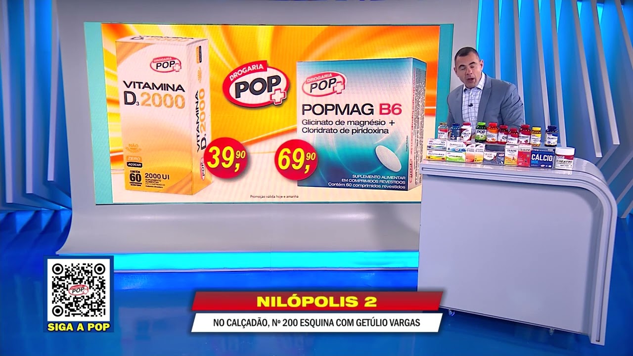 DROGARIA POP – CAMPO GRANDE – VITAMINA D 2000 – POPMAG B6 – 15/10/2026