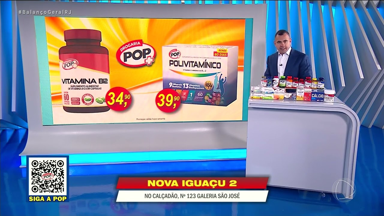 DROGARIA POP – NOVA IGUAÇU – VITAMINA B12 – POLIVITAMÍNICO – 19/10/2026